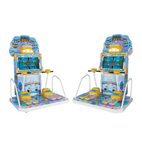 Machine de jeu simulateur de skateboard anglais pour 2 joueurs, pour enfants, pour utilisation en intérieur dans les centres de divertissement