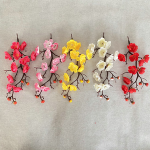 กิ่งดอกพลัมประดิษฐ์ Suzume Ii ขนาด 30 ซม.-100 ซม. หลายสี สไตล์จีน ตกแต่งบ้าน ตกแต่งงานแต่งงาน - Product Image 4