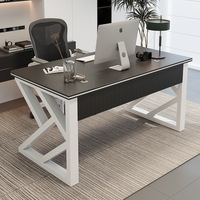 Bureau de Direction Moderne Standard en Bois de Haute Qualité et Ensemble Fauteuil de PDG, Prix Abordable