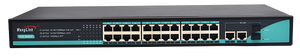 Wanglink đầy đủ Gigabit 24 cổng PoE + 2 Gigabit Uplink Port + 2sfp sợi 1U Kích thước Rack mount 1000M 24 cổng PoE chuyển đổi - Product Image 2
