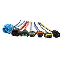 H11 H8 H9 881 880 Konektor Soket Kabel Harness Temperatur Tinggi Adaptor Kabel Harness Betina untuk Lampu Depan