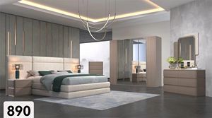 2025 Wholesale High Quality Modern Luxury Model Five Pieces Bedroom Furniture Bedroom Suit Bed King Size - Product Image 5