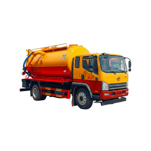 Camion aspirateur de boues septiques FAW robuste, export sur mesure, réservoir en acier au carbone et acier inoxydable, option pompe à vide Jurop importée - Product Image 1
