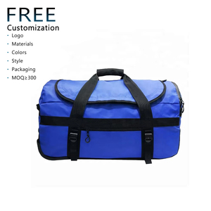 <span class=keywords><strong>Borsone</strong></span> da <span class=keywords><strong>Viaggio</strong></span> Personalizzato Grande in Tela Cerata con <span class=keywords><strong>Trolley</strong></span> per Palestra e Campeggio, Impermeabile - Product Image 1