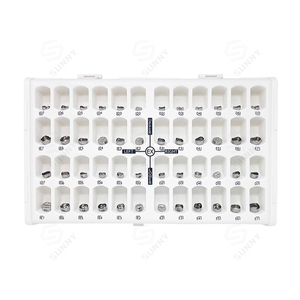 Couronnes molaires primaires en acier inoxydable pour enfants, couronnes d'implant dentaire, consommables de restauration dentaire pédiatrique - Product Image 2