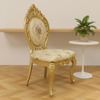 Ensemble de salle à manger convertible classique et contemporain, table et chaises en bois haut de gamme, blanc champagne, mobilier moderne et simple
