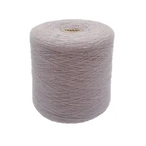 2/17nm 55C/25R/15N/5W couleur point laine d'agneau gros fil de nylon à tricoter