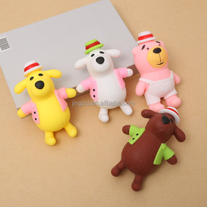 <b>Cute</b> Cartoon Simulation <b>Bear</b> Dog Toy Super Soft EVA Decompression Artifact Slow Rebound Pinch Relaxed Fun for 14+ Years - Product Image 5