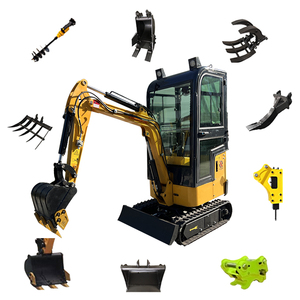 Entrega Rápida: Retroexcavadoras <span class=keywords><strong>Mini</strong></span> de 1.8 Toneladas con Importación de Desbrozadoras de Martillos, Trituradoras de Tocones, Chasis y Brazo Telescópico Giratorio - Product Image 2