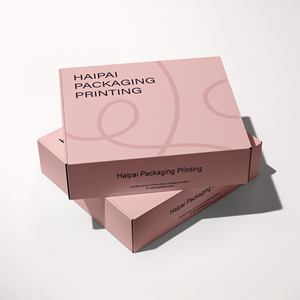 批发定制哑光彩色波纹邮寄电子商务包装小纸纸板运输邮件箱 - Product Image 6