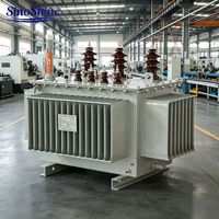 SinoShine 1600KVA Üç Fazlı Yağlı Tip Güç Trafosu 10KV/0.4KV Düşürücü S13 Bakır Sargılı Düşük Kayıplı ANSI IEC 50Hz