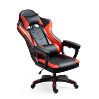Haute qualité pivotant en cuir réglable ergonomique Style de course rose jeu chaise de jeu Design moderne en gros Silla Gamer
