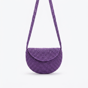 Bolsos de mano de rafia con cuentas para mujer, estilo bohemio, coloridos, de forma redonda, para uso diario en todas las estaciones. - Product Image 6