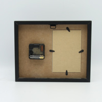 Européenne Rétro Antique Simple MDF Horloge Murale Design Moderne Style Aiguille Affichage Simple Face Applicable pour la Maison & Étude Décor