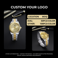 Montre à quartz pour homme en acier inoxydable avec strass de luxe, bracelet unique, montre de mode pour gentlemen, style antique, 20 mm