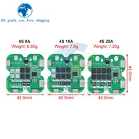 Module de charge 4S 21700 BMS 20A 15A 8A 16.8V pour batterie Li-ion, carte de protection pour perceuse, moteur et outil électrique