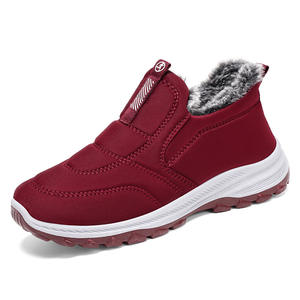 OEM Fábrica Botas de Inverno das Mulheres Confortável Casual Quente Pele De Pelúcia Neve Sapatos Térmica Impermeável Andando Estilo Elegante - Product Image 3