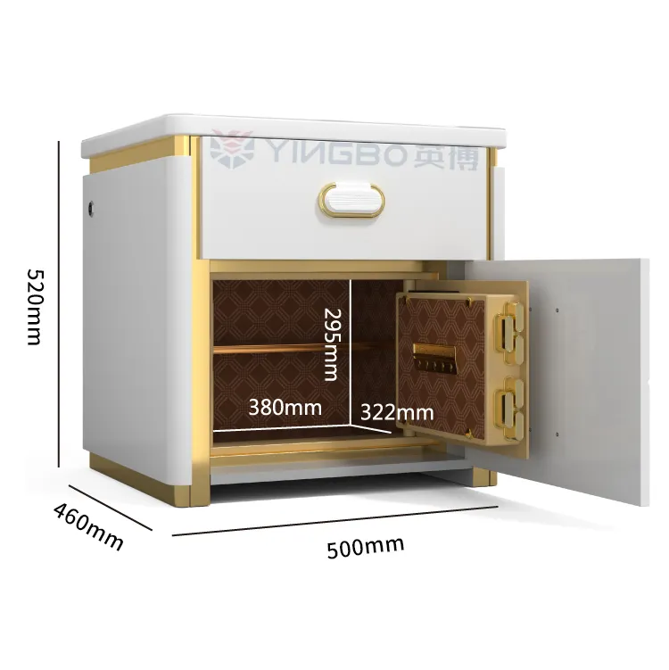 Yingbosafebox 생체 인식 지문 안전 숨겨진 안전 잘 가구