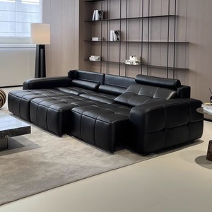 Italian Modern Luxury Pull Out Function Leather Chair Recliner With Cup Holder Body YH231 Swing Rocking Function Metal - Product Image 4