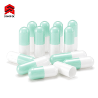 Capsules vides de gélatine pour tisanes SINOPEK, qualité granulée, impression personnalisée, fabrication OEM, vente en gros
