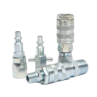 Raccords pneumatiques industriels standard israéliens personnalisés, en acier galvanisé durable, raccords rapides, filetages BSPT/BSPP/NPT pour