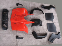 Kit complet de carénage en plastique ATV UTV avec carénage de réservoir de carburant pour quad 300CC ATV 4x4