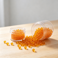 Silica Gel Alimentaire, Gel de Silice Orange, Déshydratant, Perles de Silice Indicatrices d'Humidité