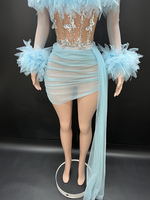 Robe de soirée vintage scintillante Novance Y3436-O, vêtements de créateurs de luxe pour femmes, robe sexy pour boîte de nuit, robe de cocktail avec manches