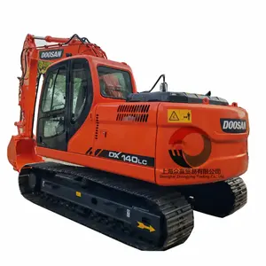 Kullanılan hafriyat makineleri Doosan Dx140 ekskavatör kullanılan Doosan 140 225 220lc 215 220 300 hidrolik paletli ekskavatör Doosan