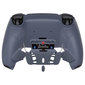 Accessoires de jeu EXtremeRate, kit de remappage RISE4 amélioré en argent sterling caoutchouté pour manette PS5 BDM-010/020 - Product Image 4