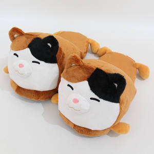 Toptan Anime peluş terlik karikatür yetişkin kapalı doldurulmuş terlik kadın yatak odası peluş terlik stokta - Product Image 5