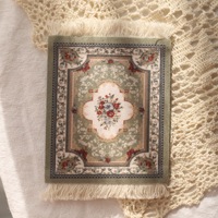 Tapis de souris tissé persan mini style rétro, motif tapis, dessous de tasse, tapis de souris pour ordinateur portable/PC, décoration de table à domicile - Vente chaude