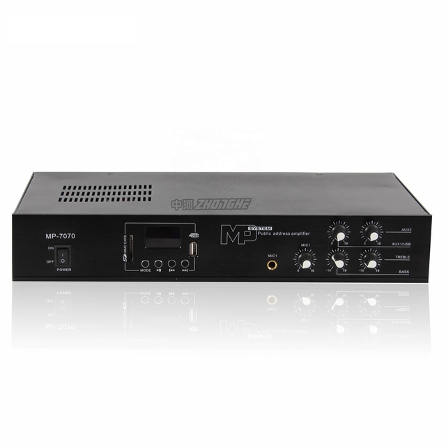 MP-7070 pa Amplifier System 35 Watts Mixing Sound Power Class ab Amplifier