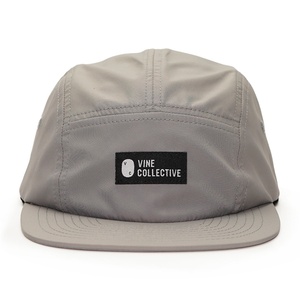 Gorras de Correr Personalizadas de 5 Paneles con Logotipo de Parche Tejido de Nailon, Gorras Desestructuradas - Product Image 2