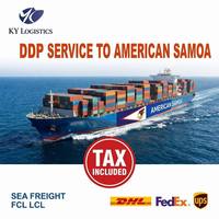 Agent maritime fiable pour AmSamoa Logistics Service, transitaire Chine vers PagoPago, fret maritime et aérien, services DDP