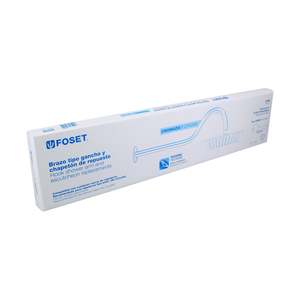 Set di ferramenta da bagno con braccio doccia e flangia Foset BCH-720 da 50 cm - Product Image 1