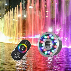 Pengontrol Lampu Kolam Renang LED Tahan Air 12V IP68 Pengendali Peredup Rf Nirkabel