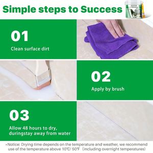 กาวโพลียูรีเทนใสกันน้ำ ความแข็งแรงสูง เป็นมิตรกับสิ่งแวดล้อม สารกันน้ำแบบใสสำหรับซ่อมแซมรอยรั่วหลังคา - Product Image 3