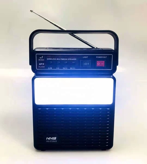 New Model Portable Solar FM Radio for 5.0 Speaker 1000mAh Power Bank TWS Function High Quality Torch Lamp Mobile Phone