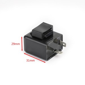 Señal de giro 12V FLASHER 2 puntas Flash para <span class=keywords><strong>Kawasaki</strong></span> EX250 Ninja El250 VN1500 para Honda XRV650 XRV750 <span class=keywords><strong>Africa</strong></span> <span class=keywords><strong>Twin</strong></span> Starter Relay - Product Image 2