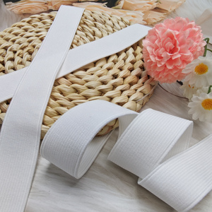 Bande élastique colorée de 25 mm pour veste matelassée, ruban biais blanc, élastique pliable pour emballage cadeau, bande élastique pour sous-vêtements - Product Image 4