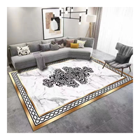 Tapis d'impression 3d au design moderne Tapis antidérapant pour la maison, le salon, le tapis imprimé moderne et doux en forme de Teppich