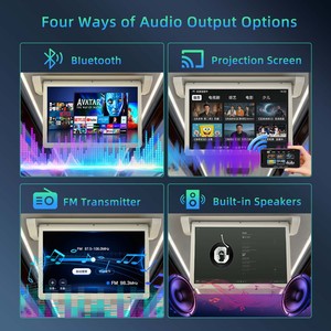 Monitor de Techo Abatible Motorizado de 21.5 Pulgadas DC24V HD IPS para Autobús, con Entrada AV y VGA Opcional, Android, para Autocares - Product Image 3