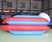 Bateau banane flottant hermétique à double rangée, bateau banane gonflable pour 8 personnes