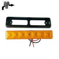 Accessoire automobile, éclairage de voiture supplémentaire, 12V LED blanc ambre rouge, feux de signalisation, feux arrière de camion
