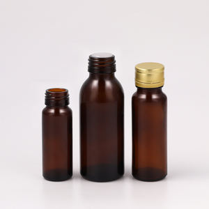 Ambra 30ml 50ml 100ml <span class=keywords><strong>Pharma</strong></span> flacone di vetro liquido orale con tappo in alluminio per la medicina sciroppo liquido - Product Image 2