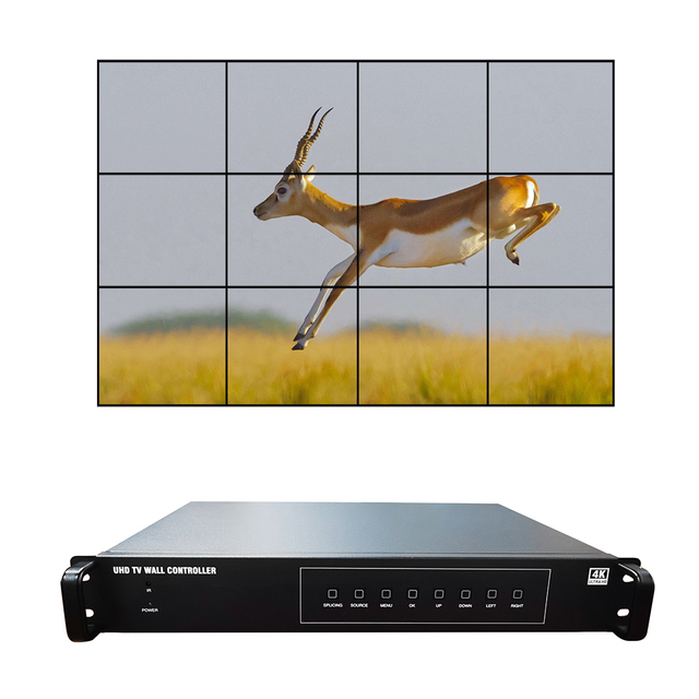 4K 3x4 Video Wall Controller 4K 3x4 3x3 2x6 3x2 Etc Video Wall Modes 12 hdmi Outputs