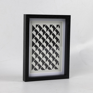 Nhà Máy Bán buôn giá <span class=keywords><strong>4x6</strong></span> inch khung ảnh MDF giấy gỗ bọc khung hình với mat - Product Image 4