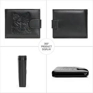 MARRANT Men Bifold Wallet Coin Pocket With ID Window Leather Card Holder Wallet Genuine Leather Purse Men Leather Wallet