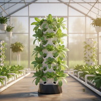 Tour aéroponique verticale intelligente pour ananas, équipement de culture hors sol pour l'éducation et la maison